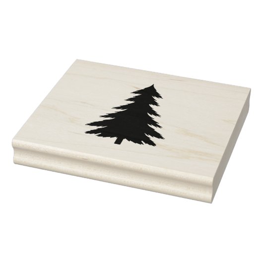 Robuuste kerstboom 	rubberstempel (Stempel)