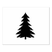 Robuuste kerstboom 	rubberstempel (Afrduk)