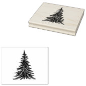 Robuuste kerstboom Rubberstempel Rubberstempel (Gestempeld)