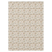 Robuuste kerstfeestdagen in de winter tafelkleed (Voorkant)