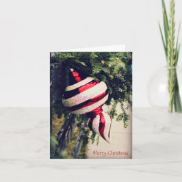 Robuuste kerstversiering en Griekenland op het hek Kaart