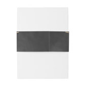 Robuuste koppeling van de Knot Belly Band Uitnodigingen Wikkel (Achterkant Voorbeeld)