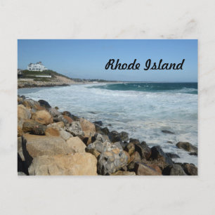 Robuuste kust van Rhode Island Briefkaart