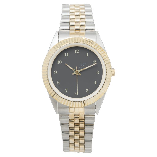 Robuuste moderne eWatch voor tweetalige vrouwen Horloge (Voorkant)