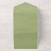 Robuuste pompoen en zonnebloemen die allemaal in é all in one uitnodiging (Buitenkant)