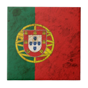 Robuuste Portugese vlag Tegeltje