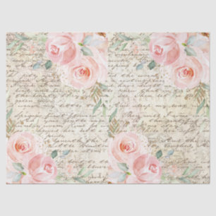  Robuuste Rozen Oude Letter-ontkoppeling T Tissuepapier