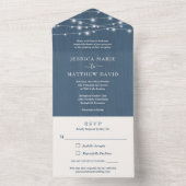 Robuuste strijkstralen in één keer  all in one uitnodiging (Binnen)