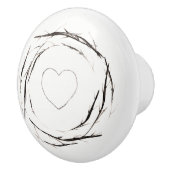 Robuuste twijken met tweekleppige tak met hoofdlan keramische knop (Rechts)