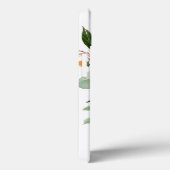 Robuuste Waterverf Botanisch met monogram Case-Mate iPhone Case (Achterkant / Rechts)