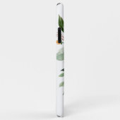 Robuuste Waterverf Botanisch met monogram Case-Mate iPhone Case (Achterkant/rechts)