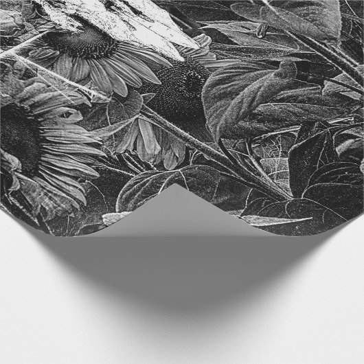 Robuuste Westerne zwarte en witte flesvormige sche Cadeaupapier (Hoek)