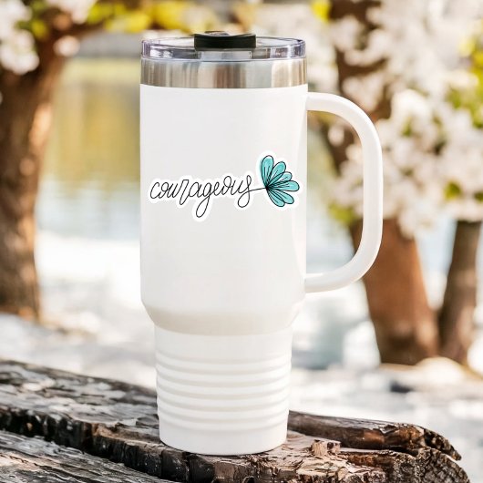 Robuuste Word Flower-laptop | Afgesneden Sticker