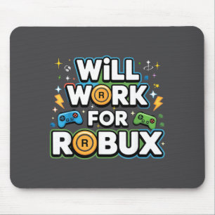 Robux Werkt Voor Robux Kinderen Jeugd Jongens Meis Muismat