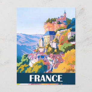 Rocamadour France vintage Briefkaart