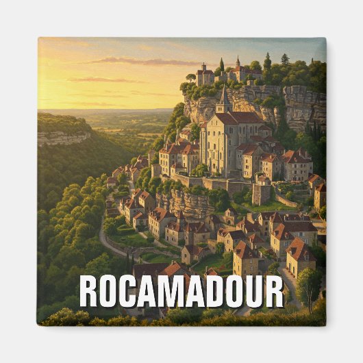 Rocamadour Frankrijk Reizen Magneet (Voorkant)
