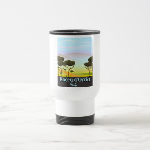 Rocca d'Orcia Italië reisposter Reisbeker