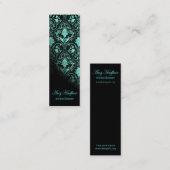 "Roccoco" (maigre) Carte de visite de concepteur d (Devant / Derrière)