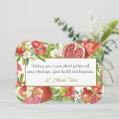 Roch Hachana Carte de vœux juive au thème de la gr (Debout devant)