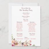 Rocha-Vrijgezellenfeest Kaart (Achterkant)