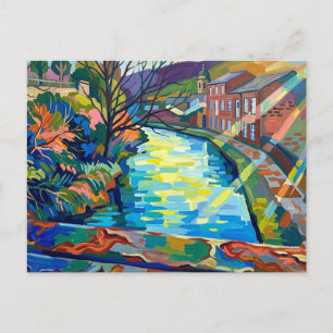 Rochdale Kanaal Sowerby Bridge Briefkaart