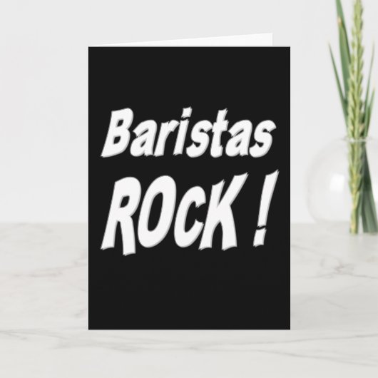 Roche de barman ! Carte de voeux (Devant)