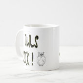 Roche de hiboux ! Tasse (Devant gauche)