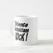 Roche de techniciens de la Science ! Tasse (Devant gauche)