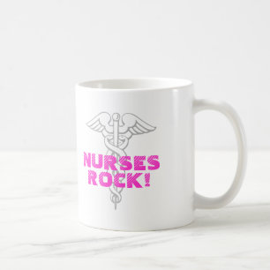 Roche d'infirmières ! Tasse   avec le symbole de