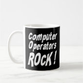 Roche d'opérateurs sur ordinateur ! Tasse (Gauche)