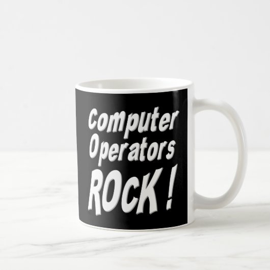 Roche d'opérateurs sur ordinateur ! Tasse (Droite)