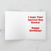 Roche et petit pain pour toujours ! - Carte de (Intérieur)