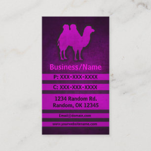 Roche grunge chameau coutume cartes de visite