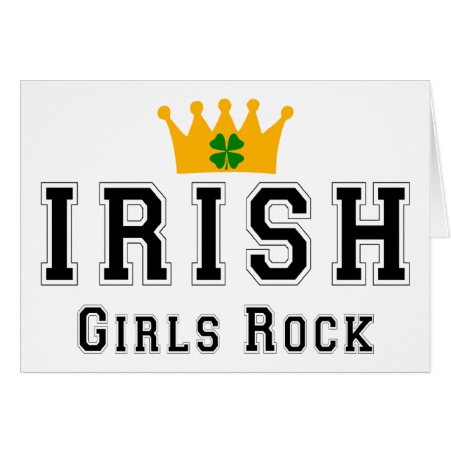 Roche irlandaise de filles (Devant horizontal)