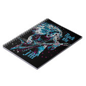 Roche Monogramme Sur Carnet Métal Lourd (Côté gauche)