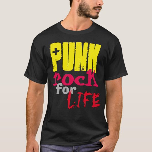 Roche PUNK pour LIFE T-SHIRT (Devant)