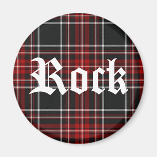 Roche rouge de plaid - aimant