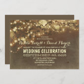 Roche Rustique éclaire Faire-part de mariage roman (Devant / Derrière)