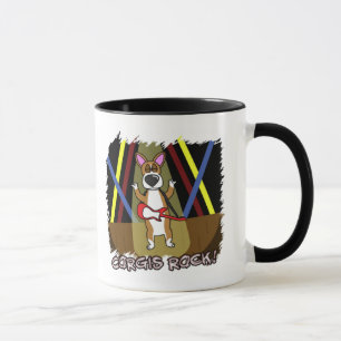 Roche sur la tasse de corgi de Gallois de Pembroke