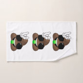 Roche sur l'ensemble de serviette de salle de (Serviette à main)