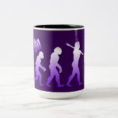 Roche sur l'évolution de la tasse pourpre de logo (Centre)