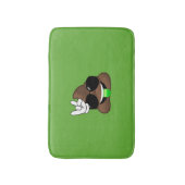 Roche verte de dunette sur le tapis de bain (Devant (Vertical))