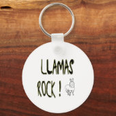 Rocher de lamas ! Porte-clés (Recto)