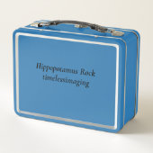Rocher de l'Hippopotame à l'avant de Lunch Box (Dos)