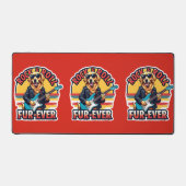 Rocher et rouler fourrure jamais Golden Retriever (Recto)