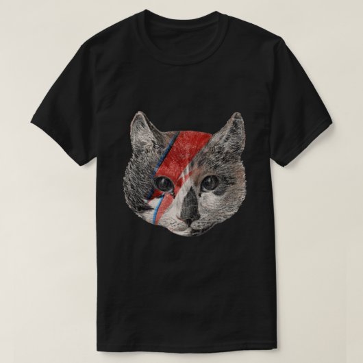 Rocher le Chat Bowie T-Shirt ajusté.png (Design devant)