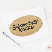 Rochers sédimentaires ! Autocollant (Enveloppe)