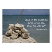 Rochers sur la plage (Devant horizontal)