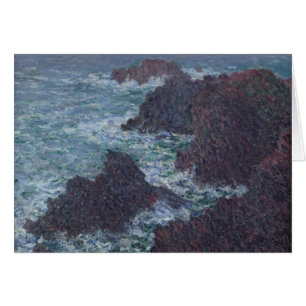 Roches de Claude Monet au Belle-Ile, la côte
