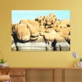 roches de granit du lac watson enveloppé toile (Insitu(Salon))